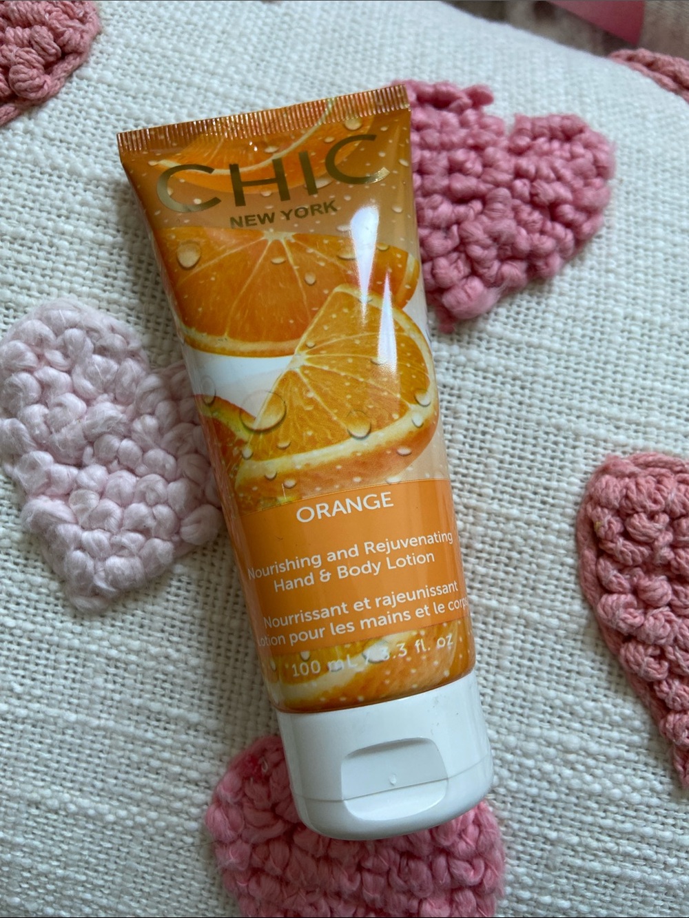 🆕 CHIC New York Orange Nourishing Hand & Body Lotion
